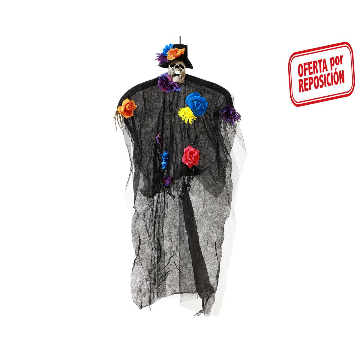 Decoração para Halloween Mexicana 100 cm